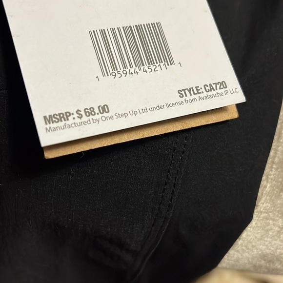 Avalanche black ripstop slim fitting pants, four-way stretch, new, small - Picture 14 of 14